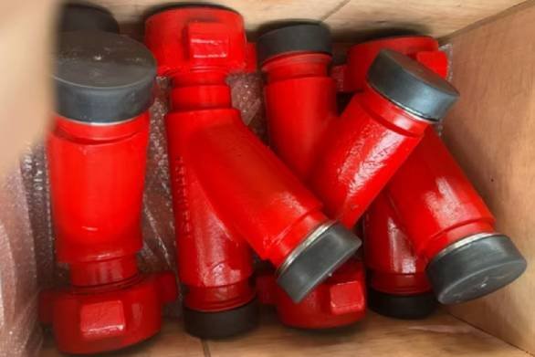 manifold iron close-up