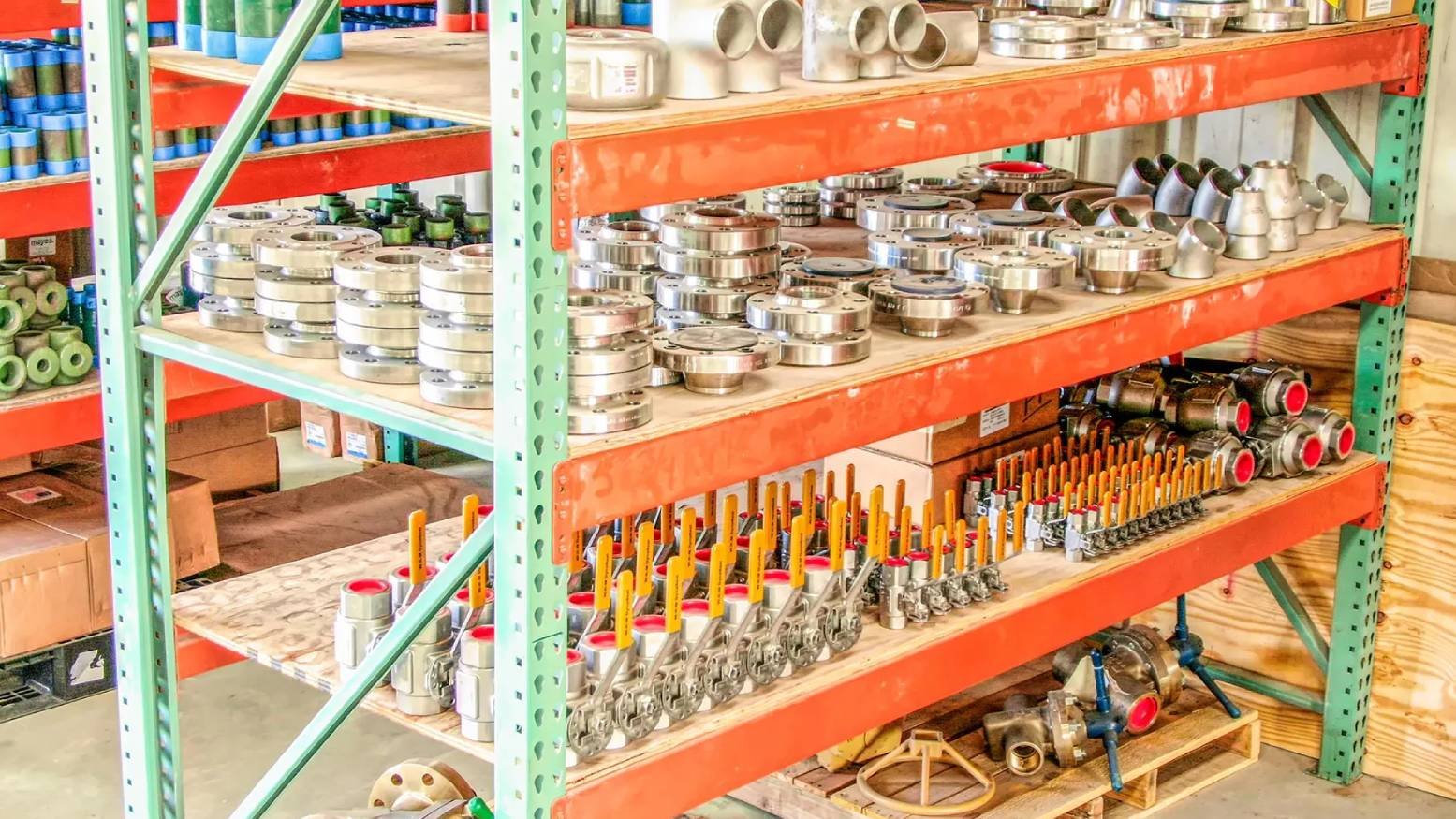 Oilfield supplies warehouse